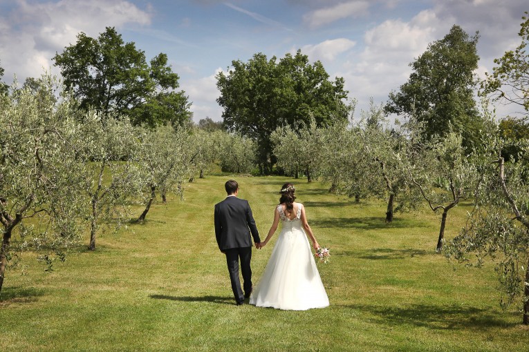 Bröllop på gård i Toscana